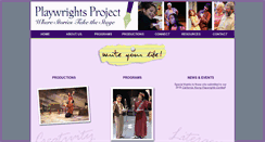 Desktop Screenshot of playwrightsproject.org